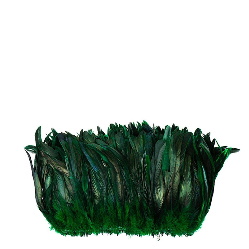 Rooster Coque Tails-Dyed - Kelly