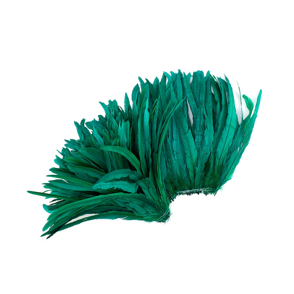Rooster Coque Tails-Bleach-Dyed - Kelly