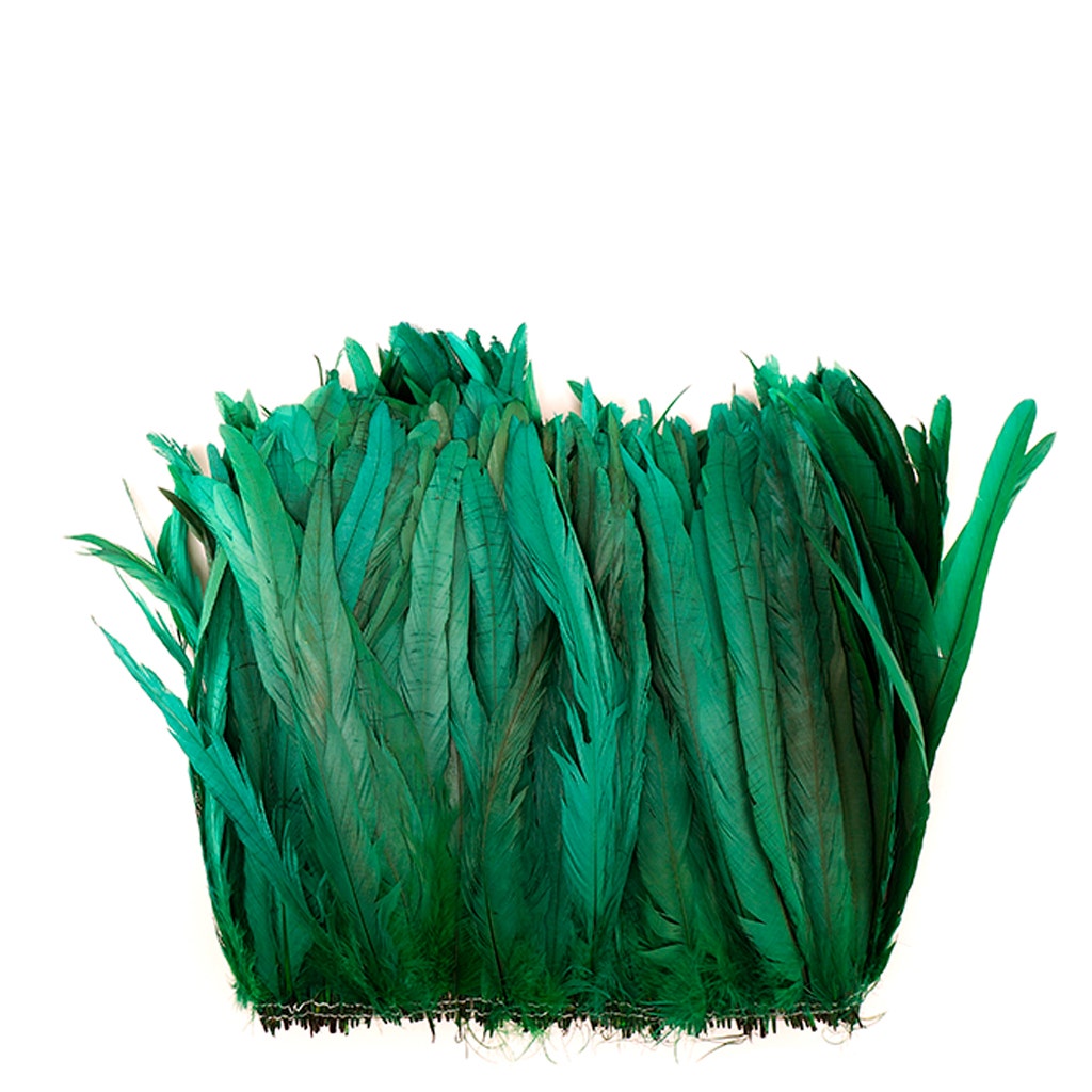 Rooster Coque Tails-Bleach-Dyed - Kelly