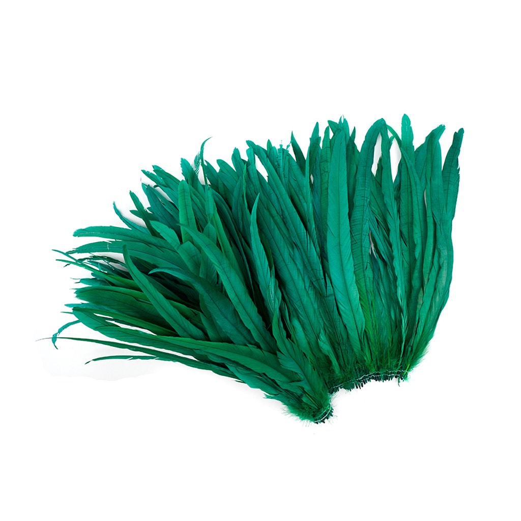 Rooster Coque Tails-Bleach-Dyed - Kelly