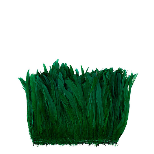 Rooster Coque Tails White-Dyed - Kelly