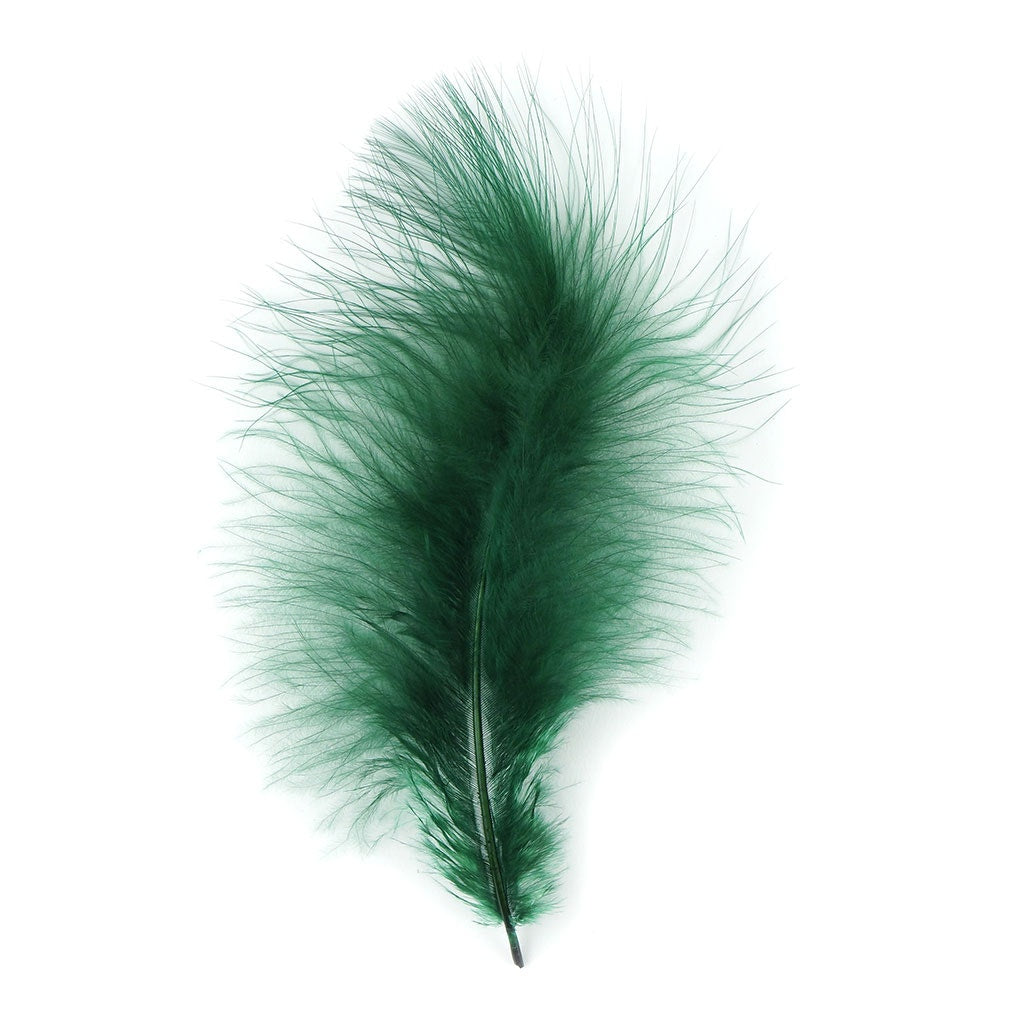 Turkey Marabou Dyed - Hunter Green