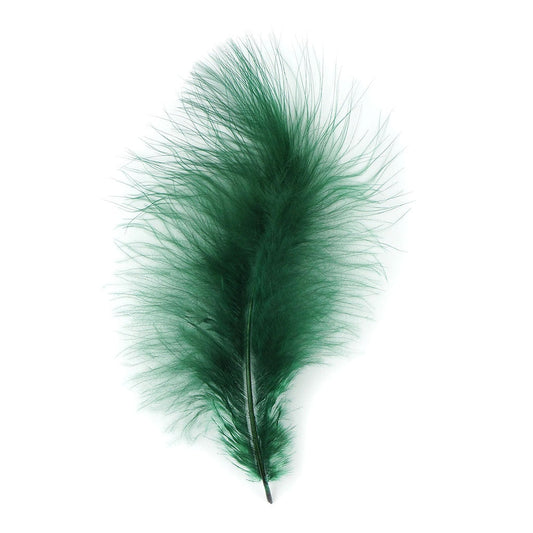 Turkey Marabou Dyed - Hunter Green