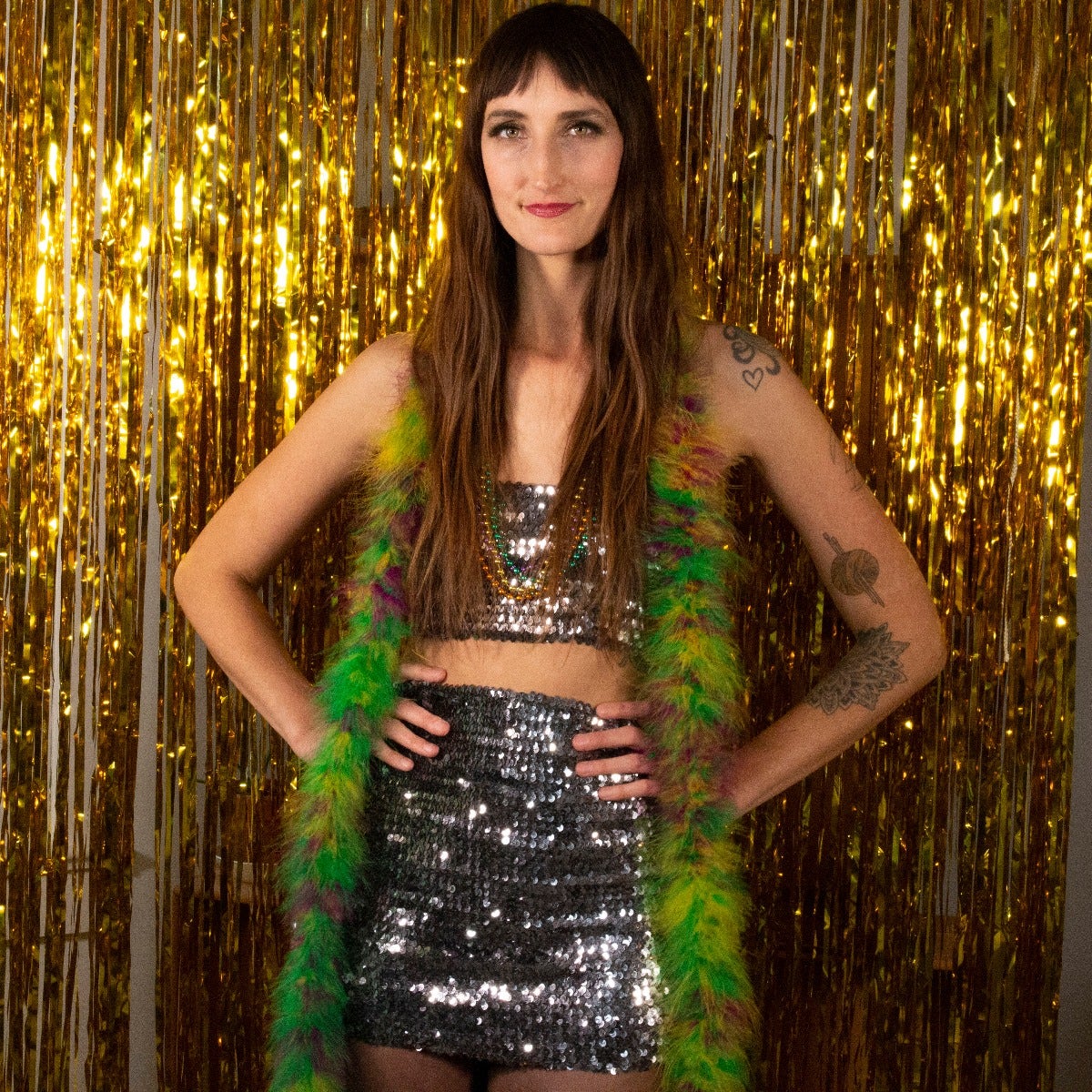 Marabou Feather Boa - Mediumweight - Mardigras Mix