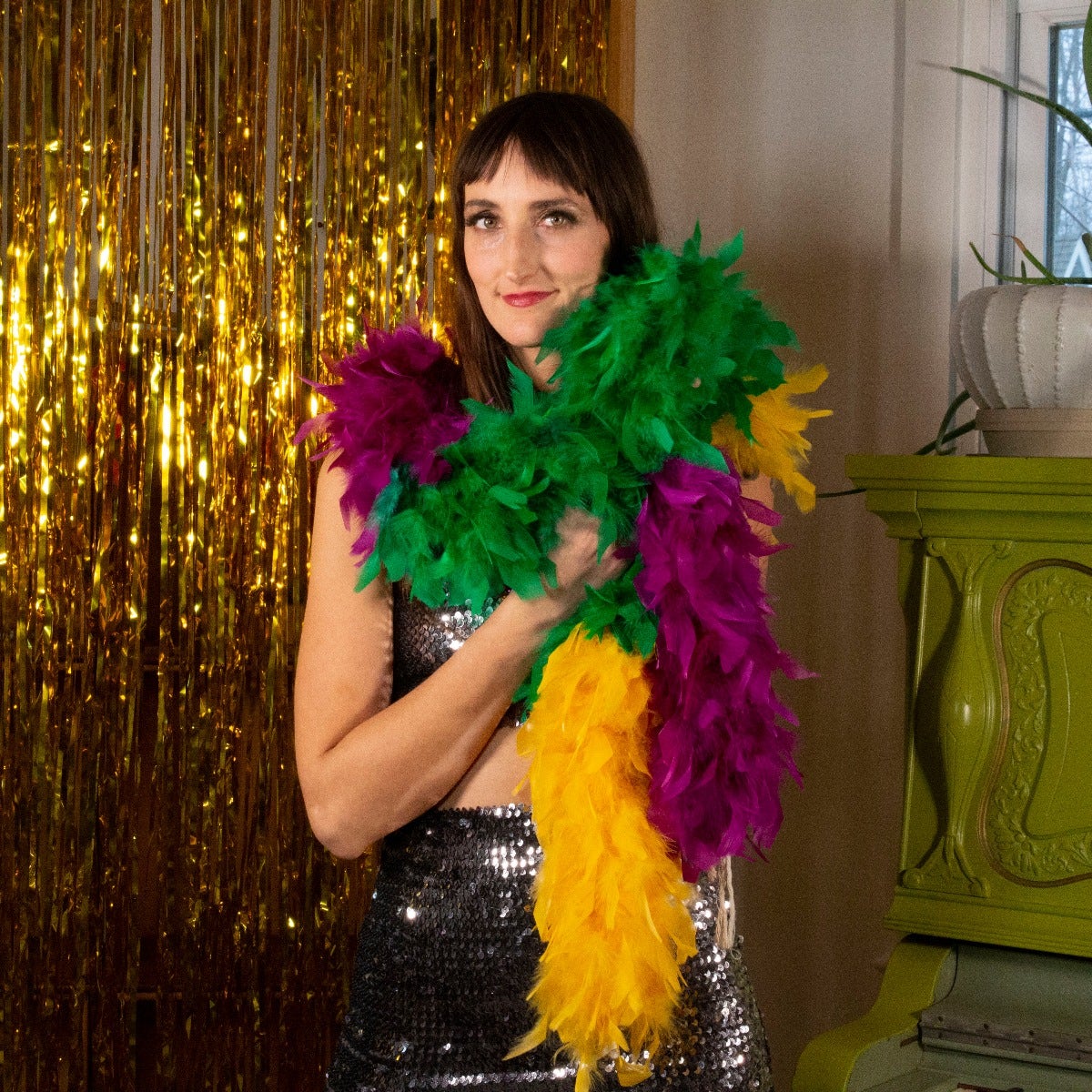 Chandelle Feather Boa - Heavyweight - Sectional - Mardigras