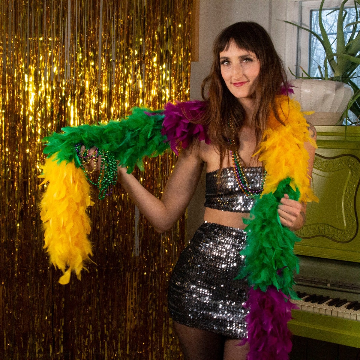 Chandelle Feather Boa - Heavyweight - Sectional - Mardigras