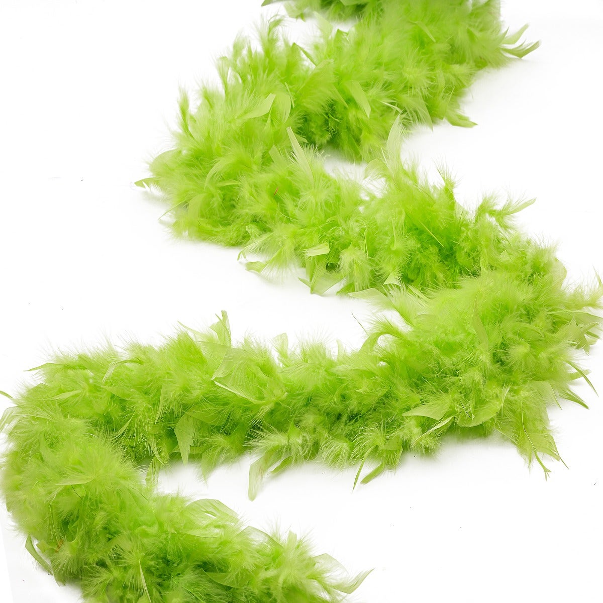 Chandelle Feather Boa - Medium Weight - Lime