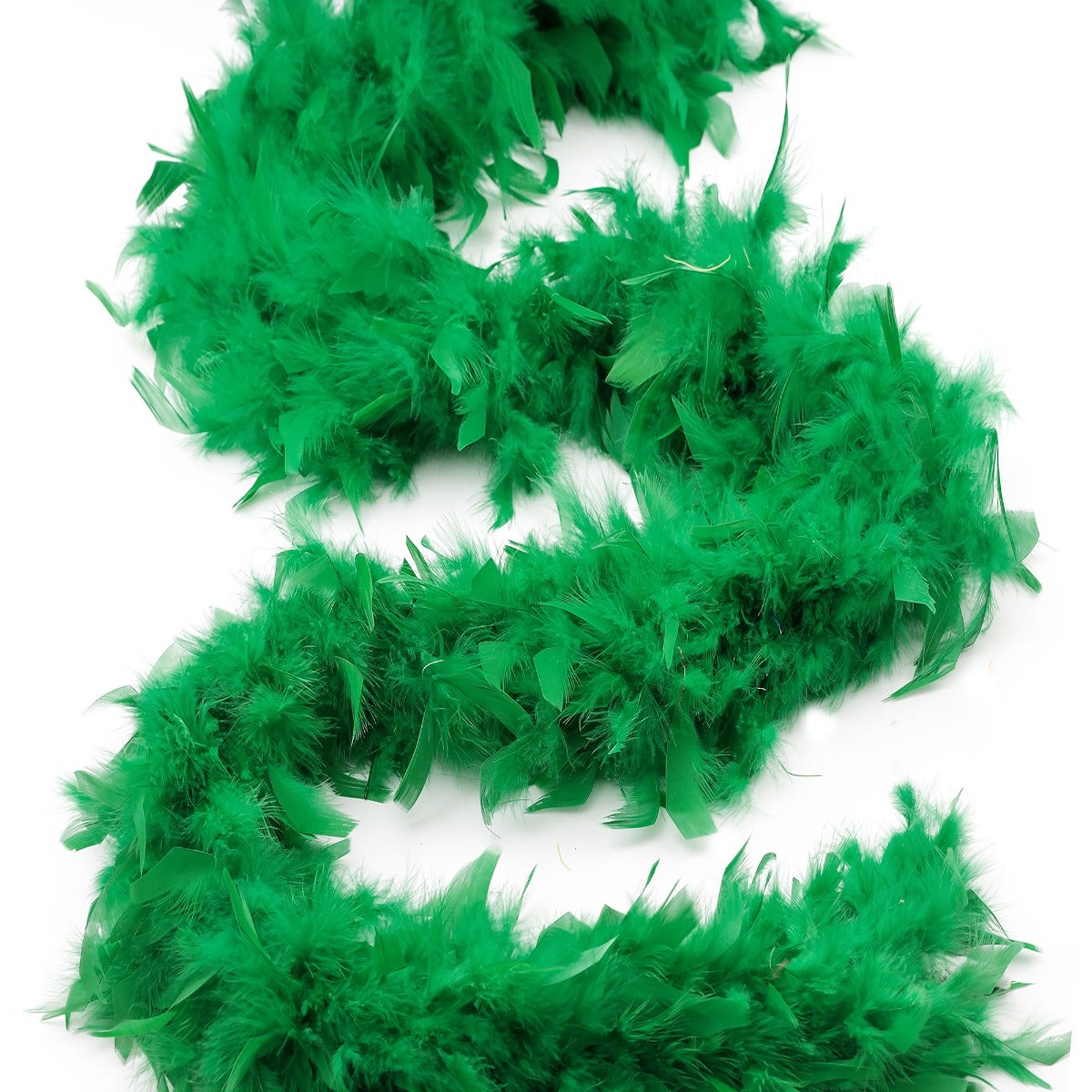 Chandelle Feather Boa - Medium Weight - Kelly