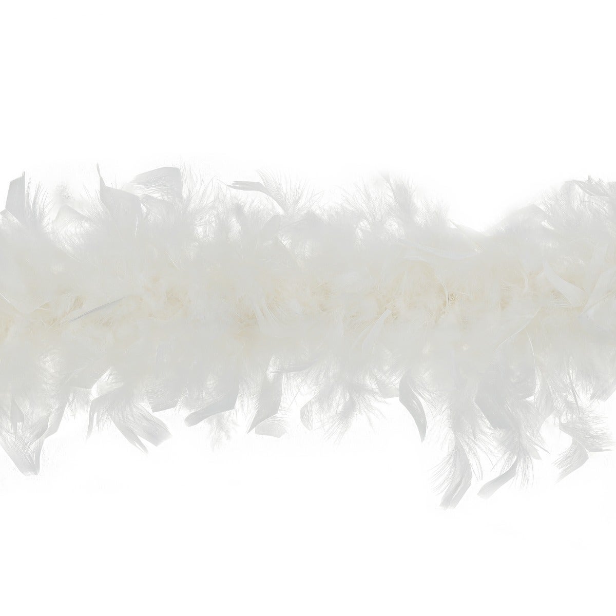Chandelle Feather Boa - Medium Weight - Ivory