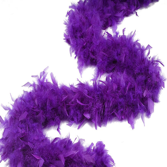 Chandelle Feather Boa - Heavyweight - Regal