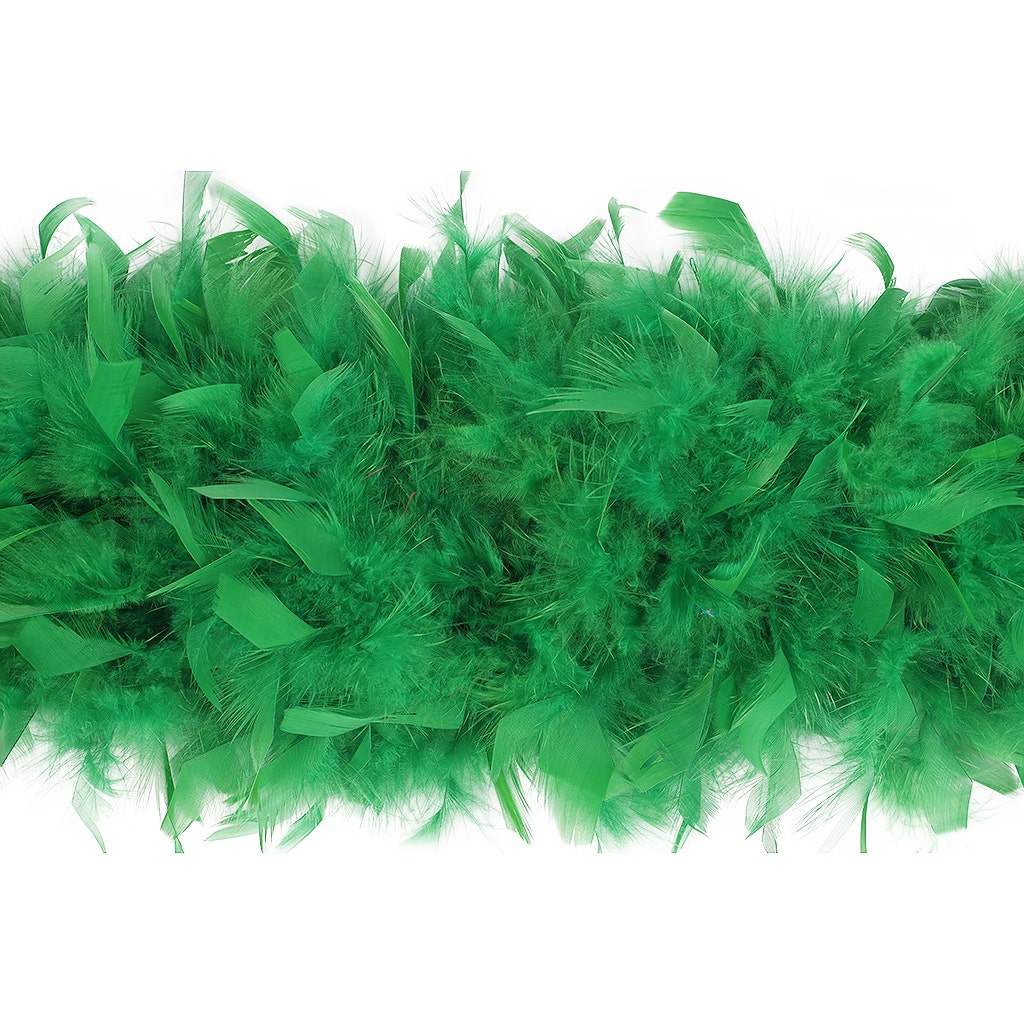 Chandelle Feather Boa - Heavyweight  - Kelly