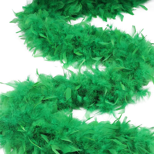 Chandelle Feather Boa - Heavyweight  - Kelly
