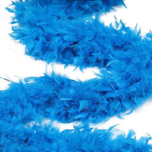 Chandelle Feather Boa - Heavyweight  - Dark Turquoise