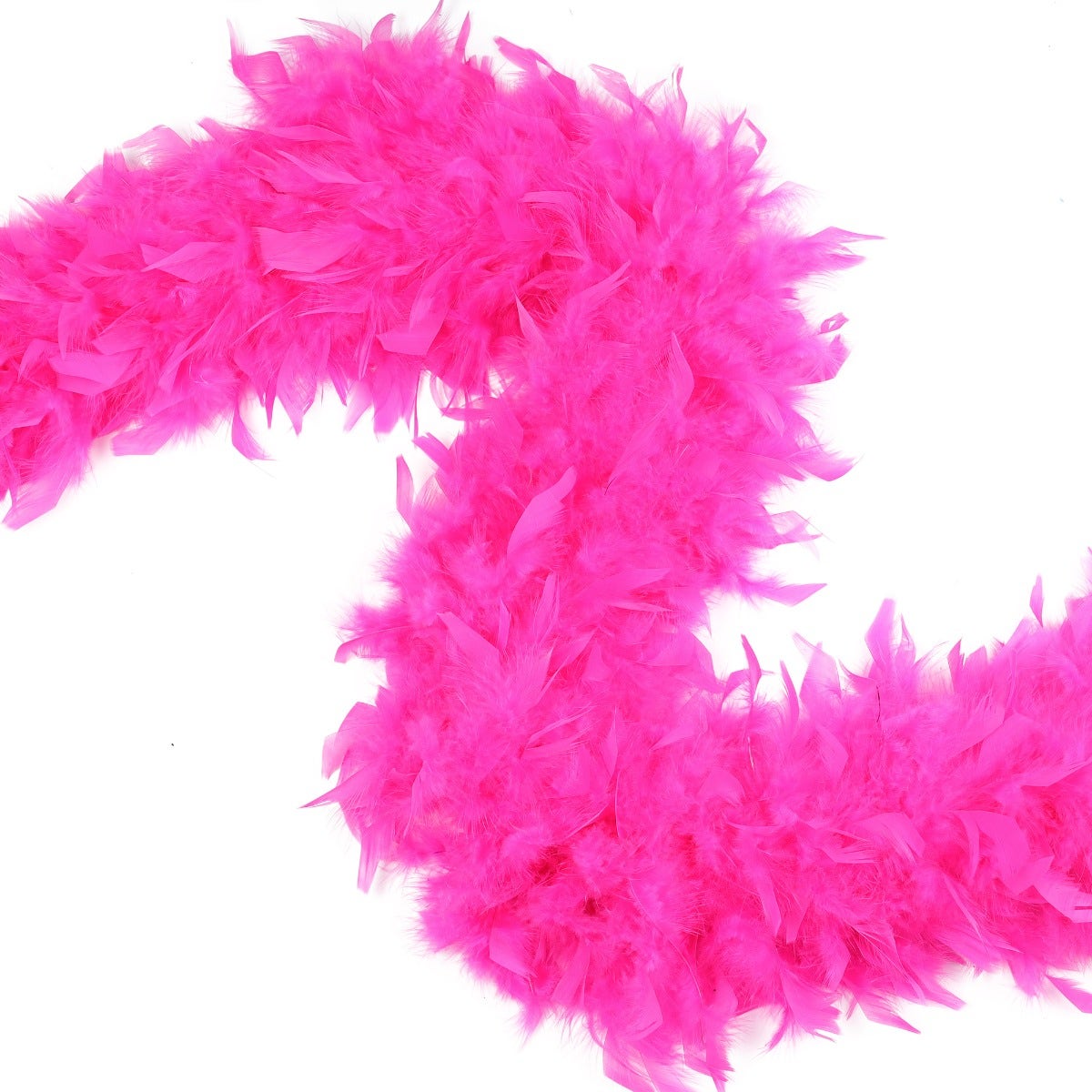 Chandelle Feather Boa - Heavyweight  - Shocking Pink