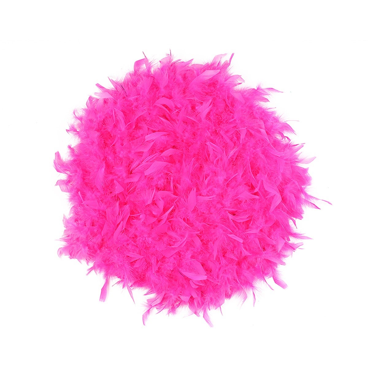 Chandelle Feather Boa - Heavyweight  - Shocking Pink