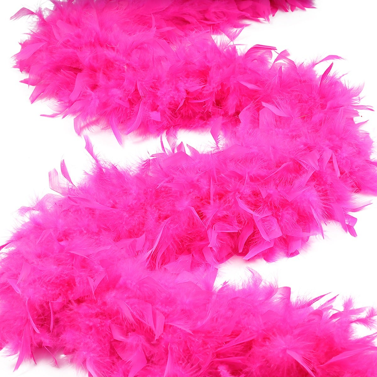 Chandelle Feather Boa - Heavyweight  - Shocking Pink