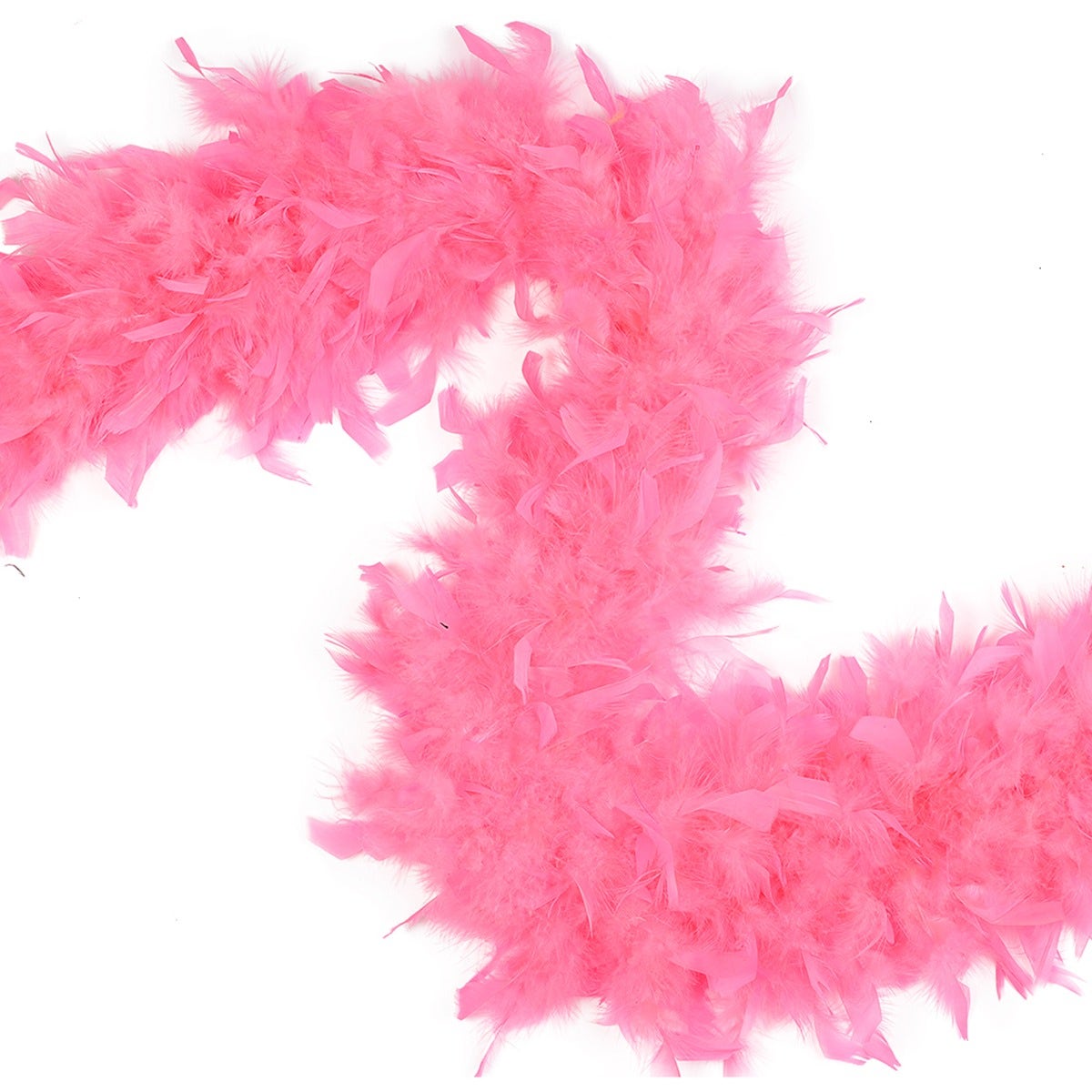 Chandelle Feather Boa - Heavyweight  - Pink Orient