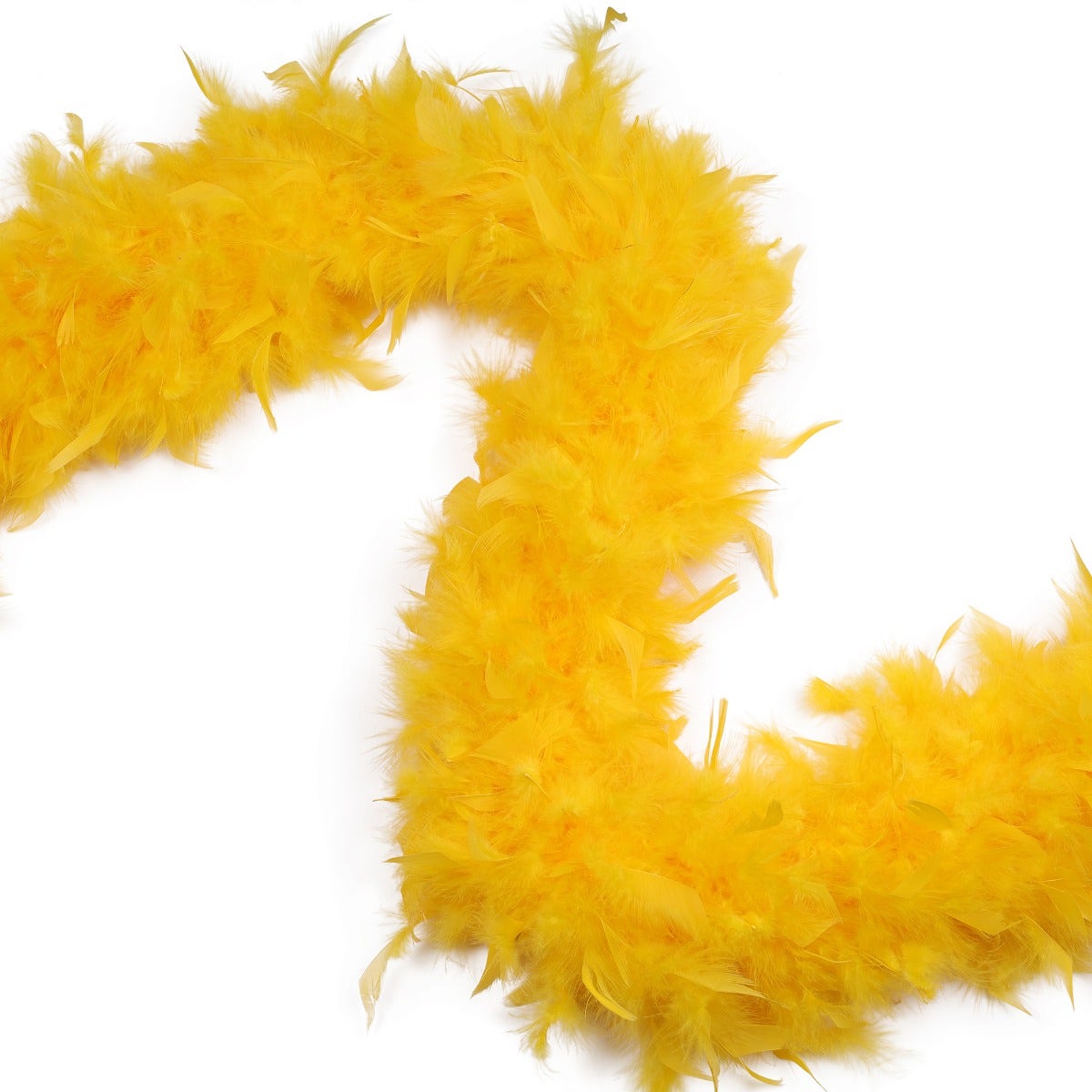 Chandelle Feather Boa - Heavyweight  - Gold