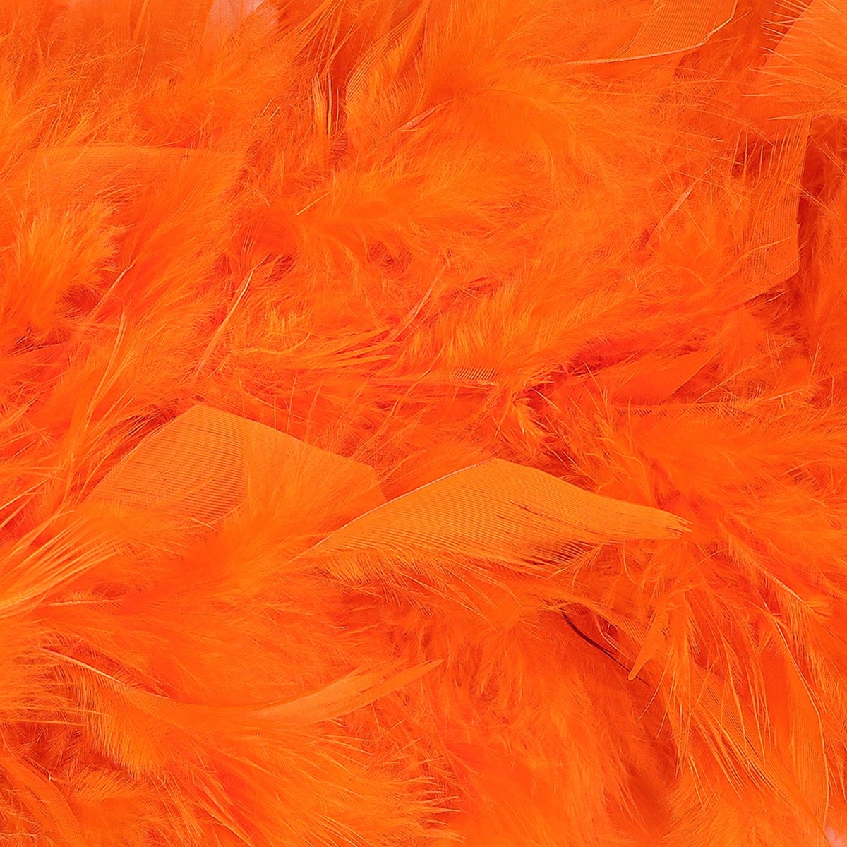 Chandelle Feather Boa - Heavyweight  - Orange