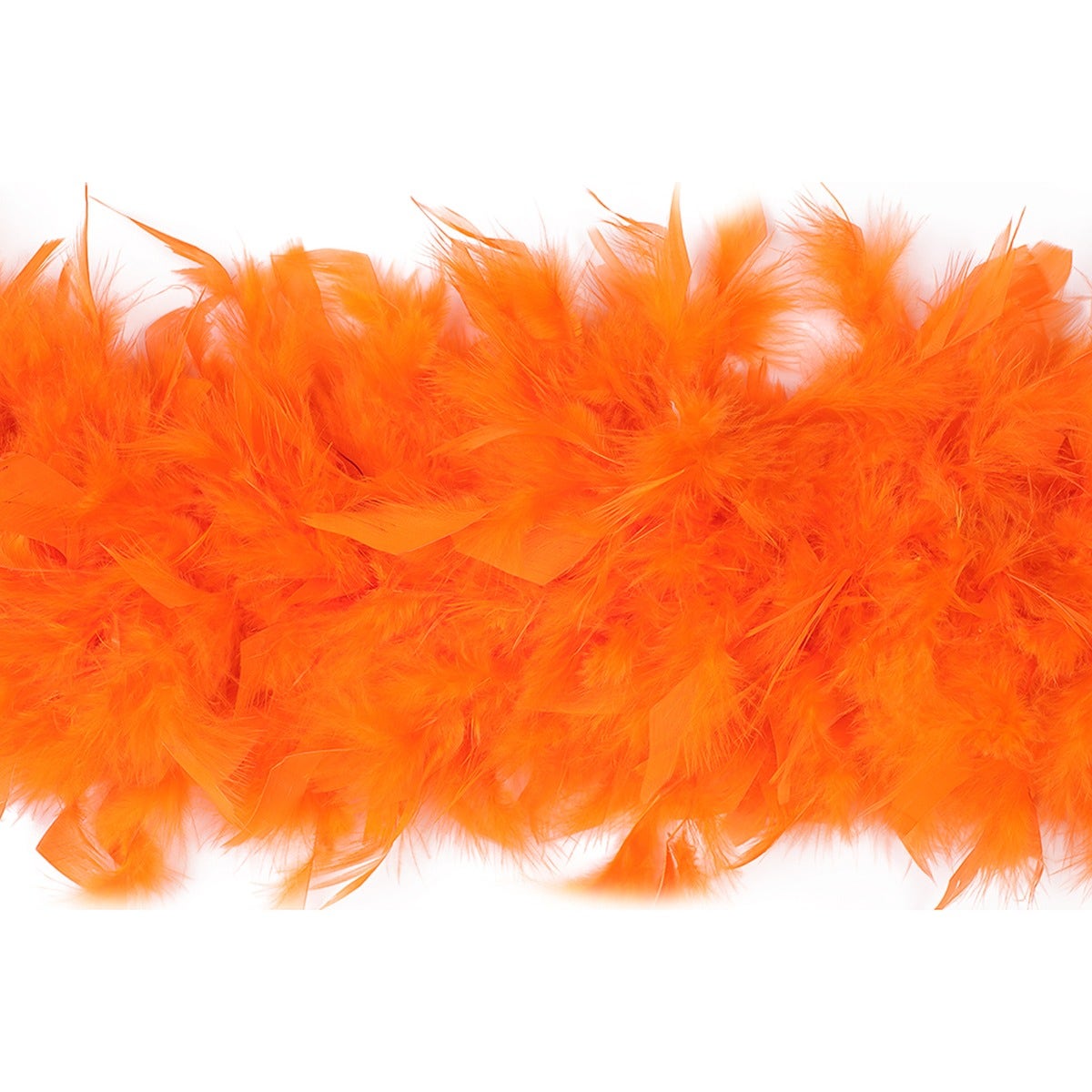 Chandelle Feather Boa - Heavyweight  - Orange