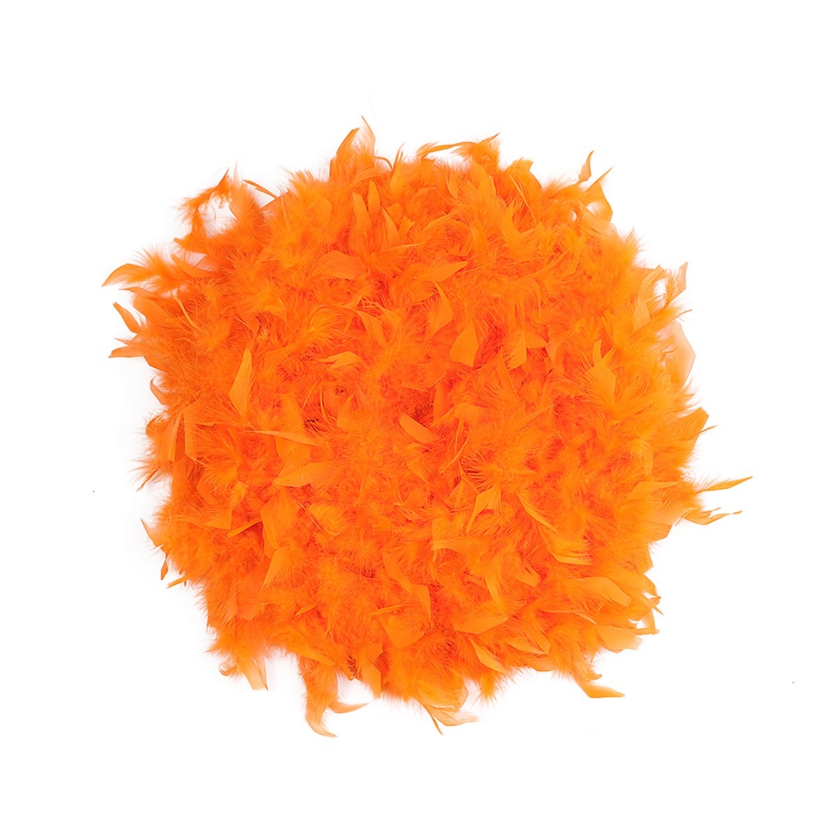 Chandelle Feather Boa - Heavyweight  - Orange