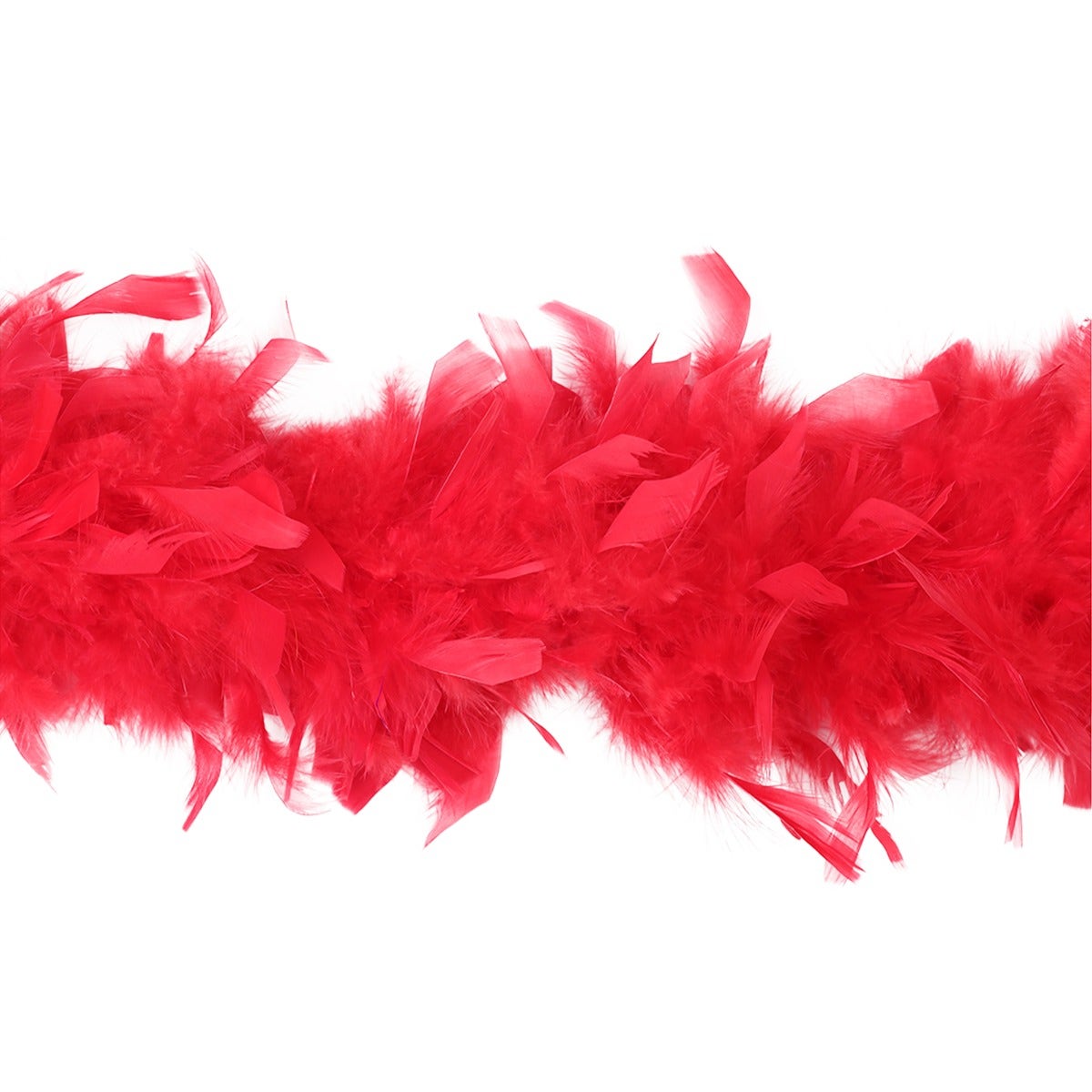 Chandelle Feather Boa - Heavyweight  - Red