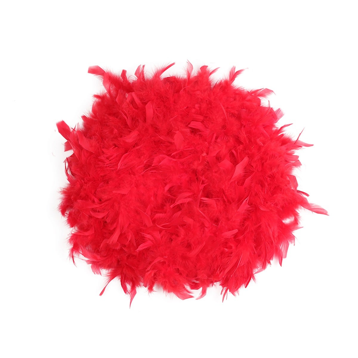 Chandelle Feather Boa - Heavyweight  - Red