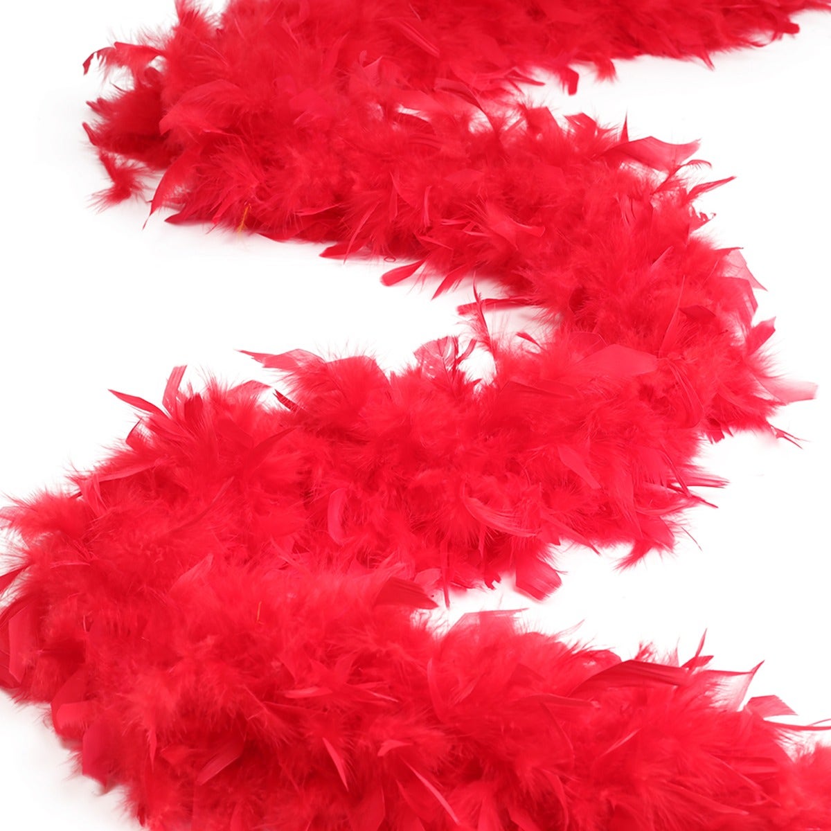 Chandelle Feather Boa - Heavyweight  - Red