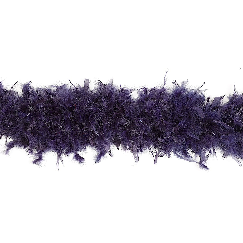 Chandelle Feather Boa - Heavyweight  - Navy