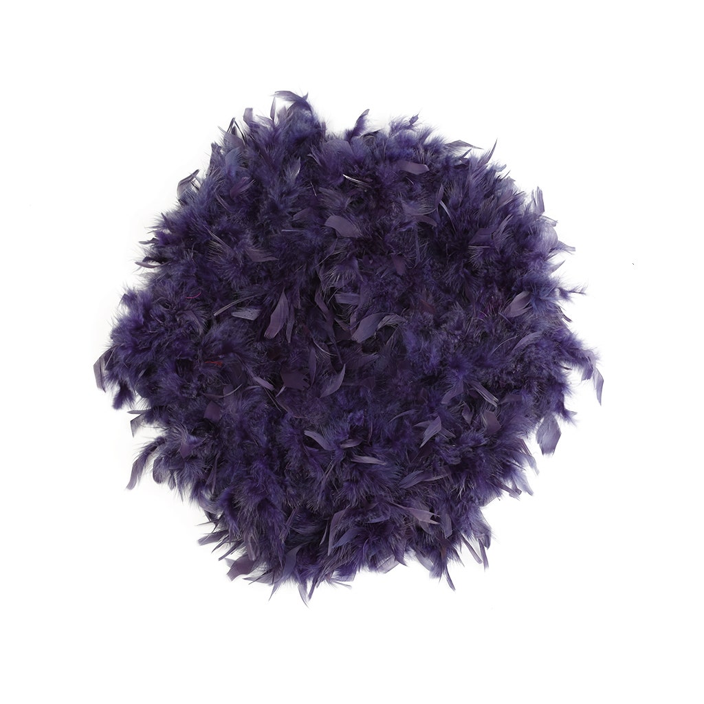 Chandelle Feather Boa - Heavyweight  - Navy