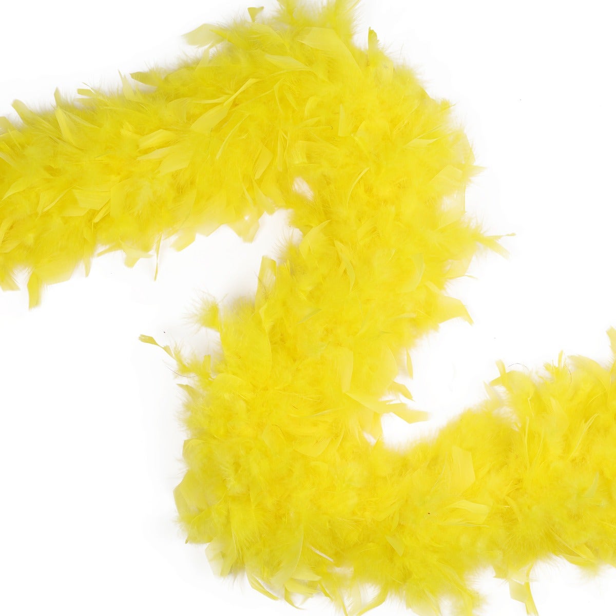 Chandelle Feather Boa - Heavyweight  - Yellow