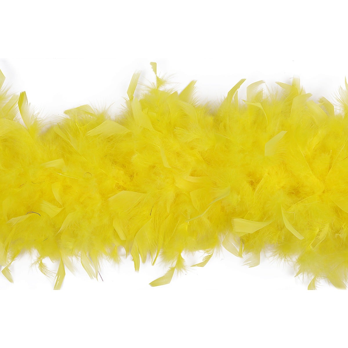 Chandelle Feather Boa - Heavyweight  - Yellow