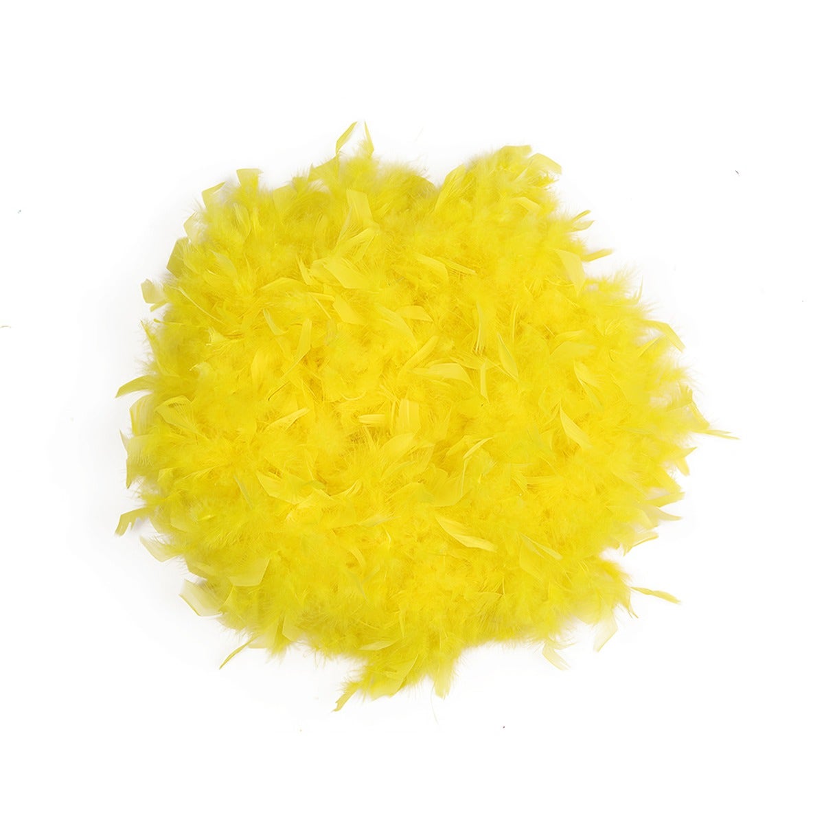 Chandelle Feather Boa - Heavyweight  - Yellow