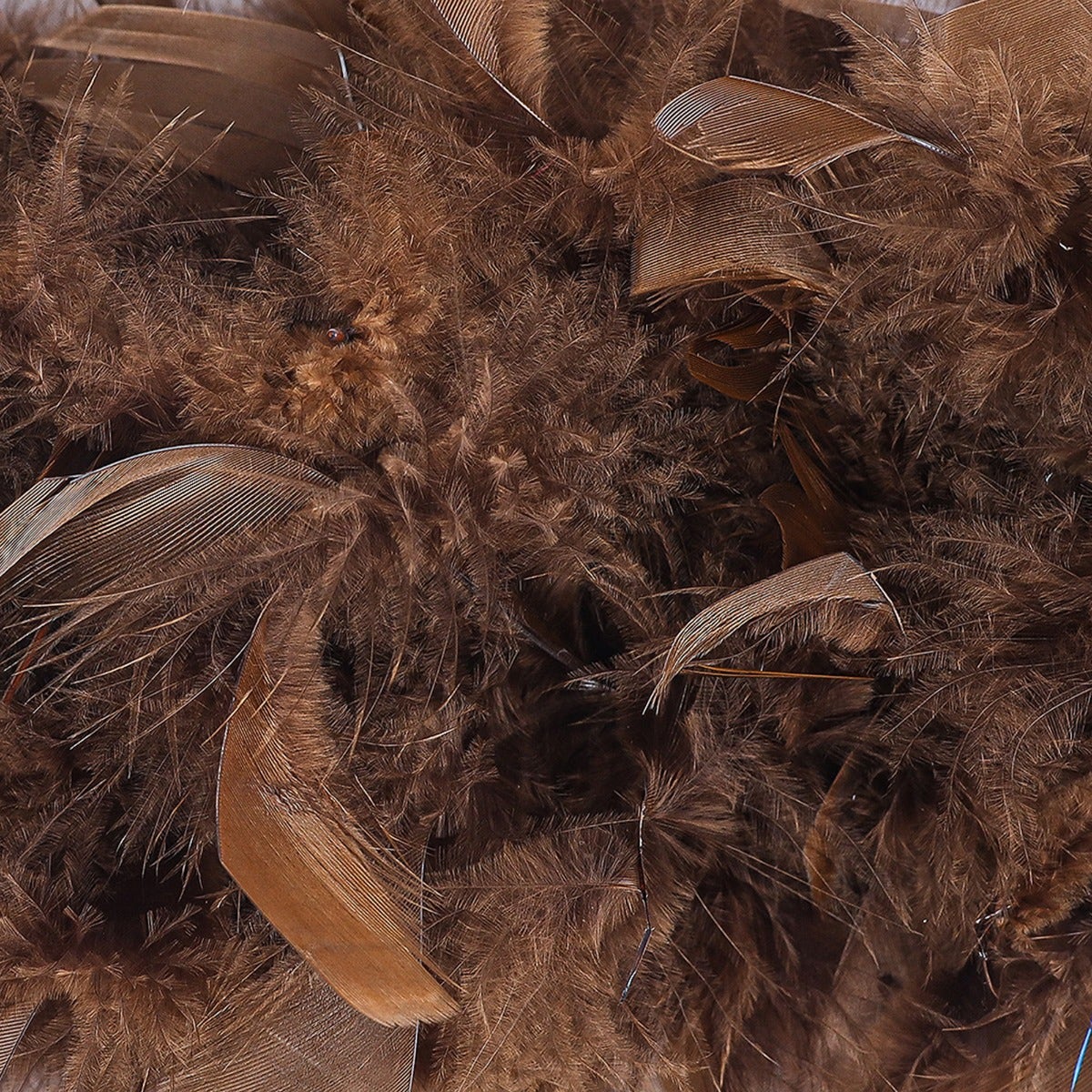 Chandelle Feather Boa - Heavyweight  - Brown
