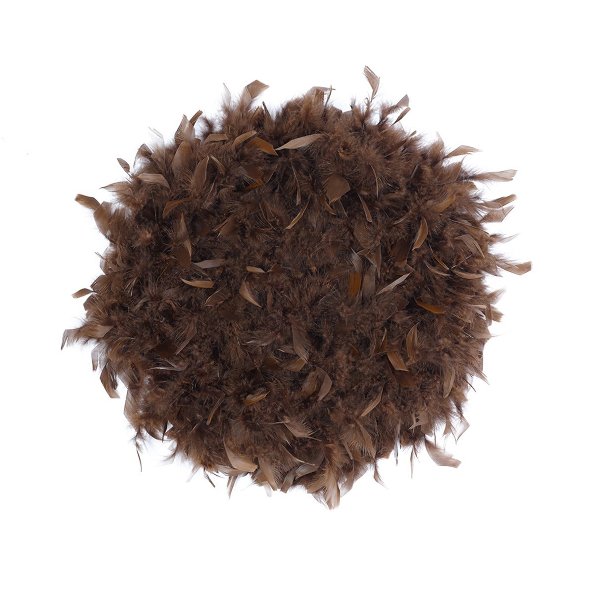 Chandelle Feather Boa - Heavyweight  - Brown