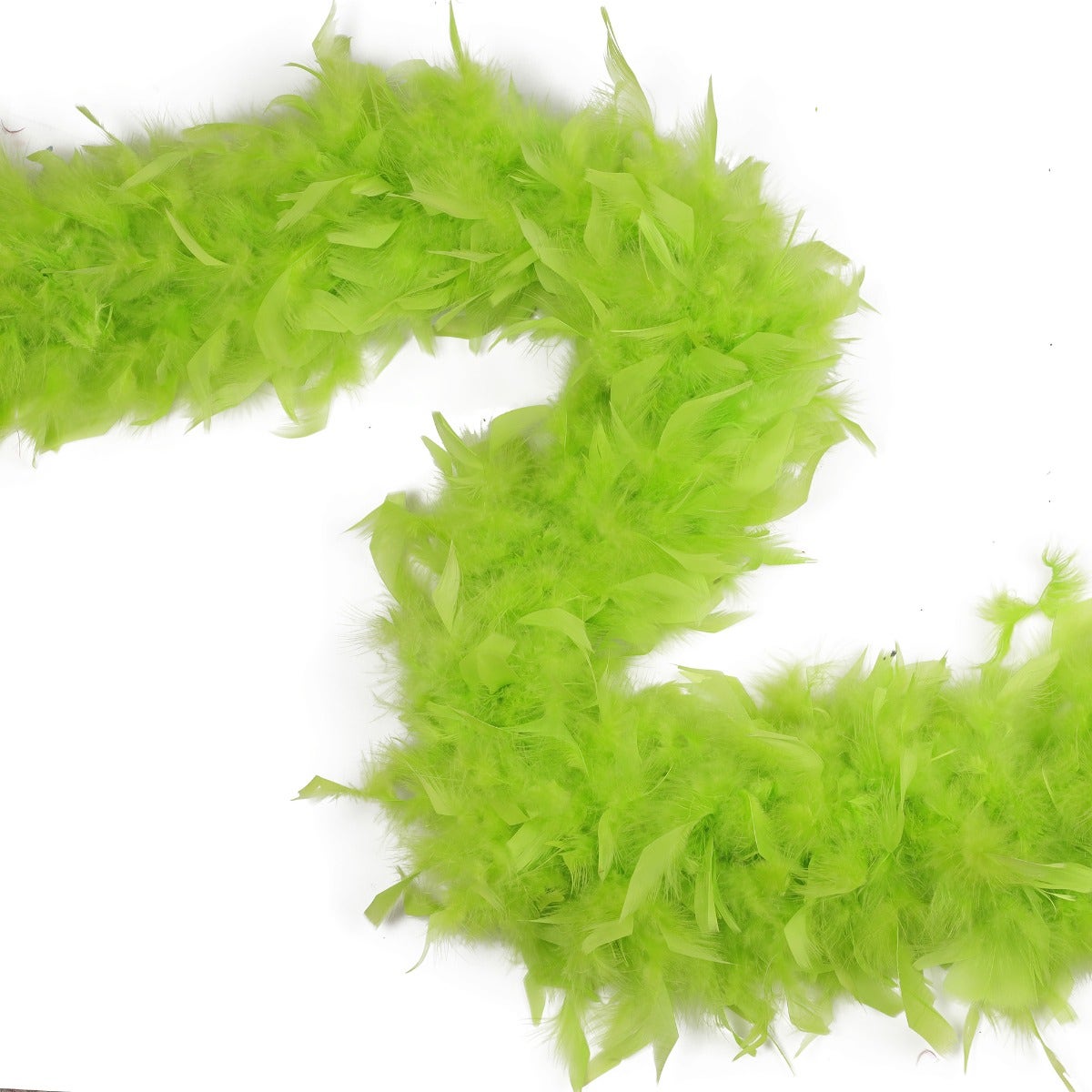 Chandelle Feather Boa - Heavyweight  - Lime