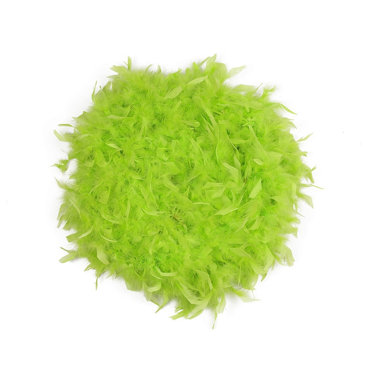 Chandelle Feather Boa - Heavyweight  - Lime