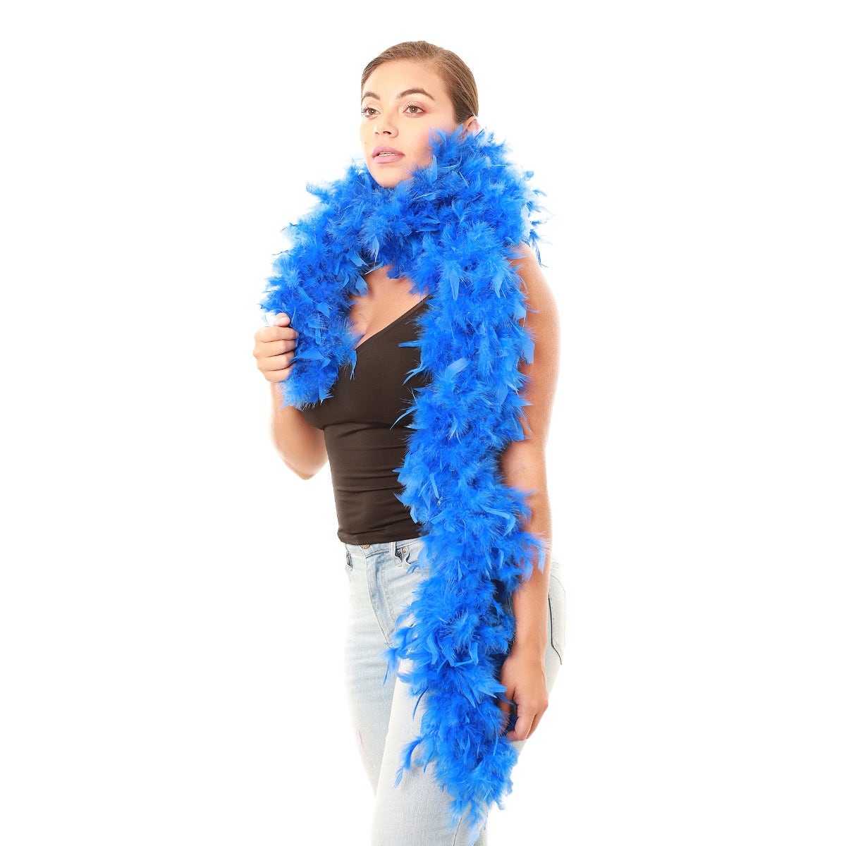 Chandelle Feather Boa - Heavyweight  - Royal