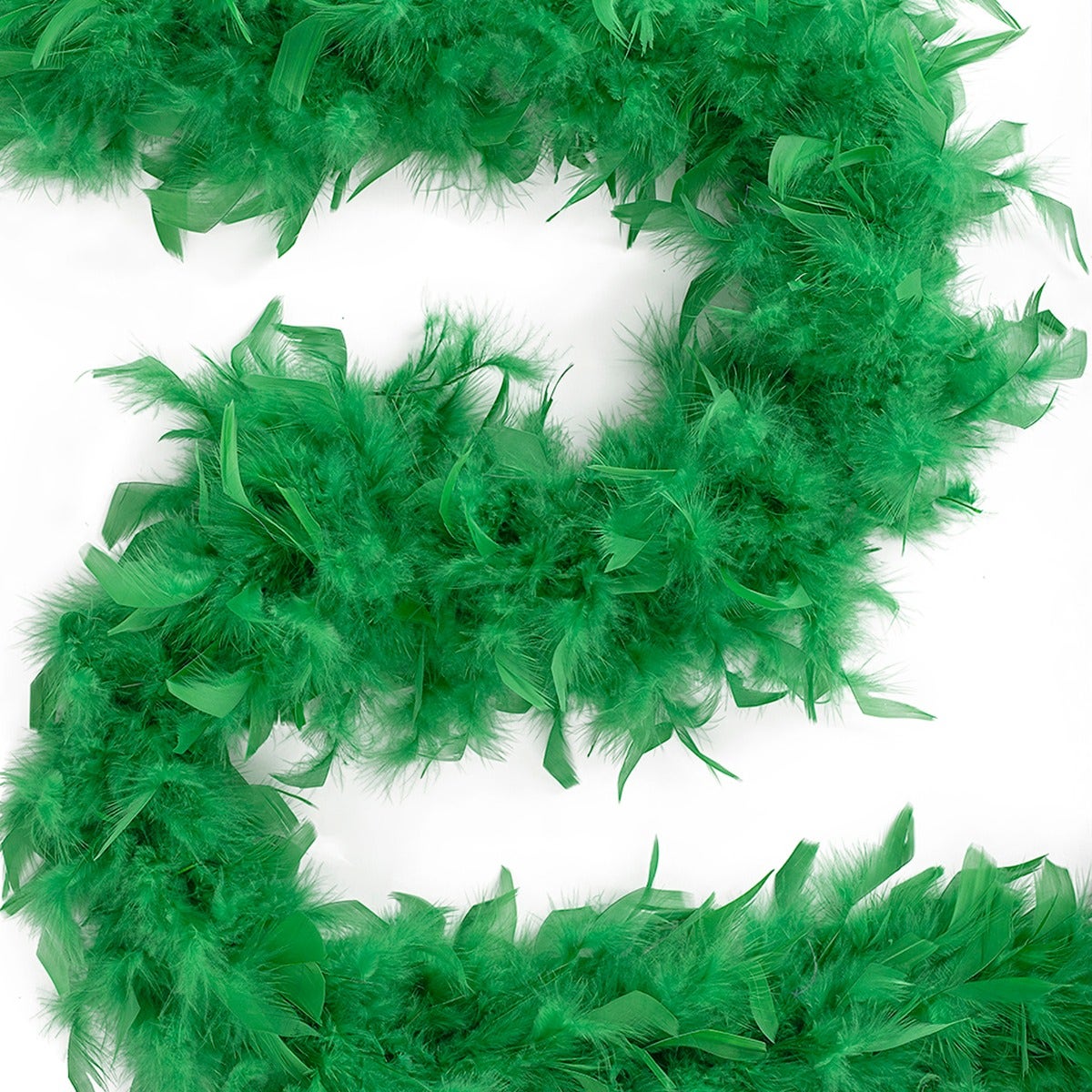 Chandelle Feather Boa - Medium Weight - Kelly