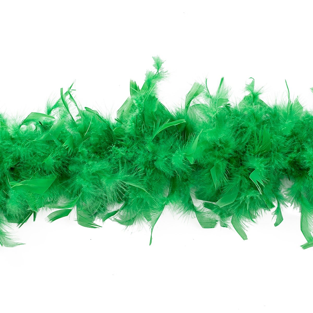 Chandelle Feather Boa - Medium Weight - Kelly