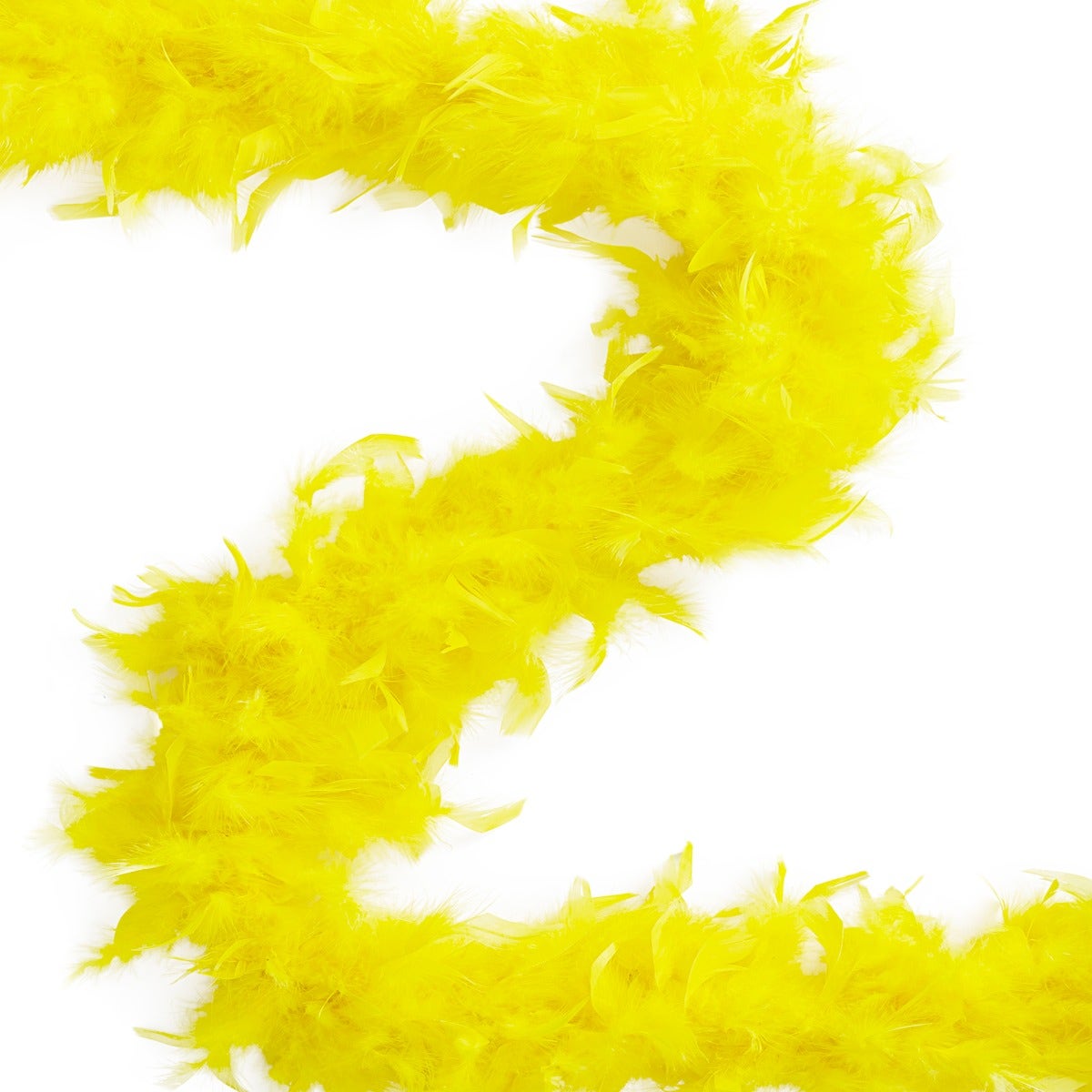 Chandelle Feather Boa - Medium Weight - Yellow