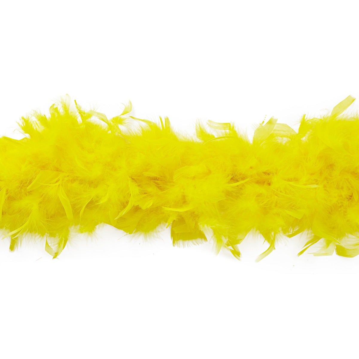 Chandelle Feather Boa - Medium Weight - Yellow