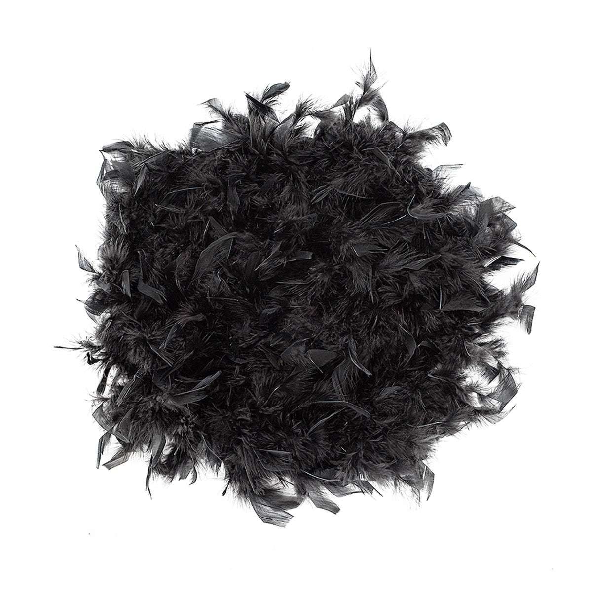 Chandelle Feather Boa - Medium Weight - Black