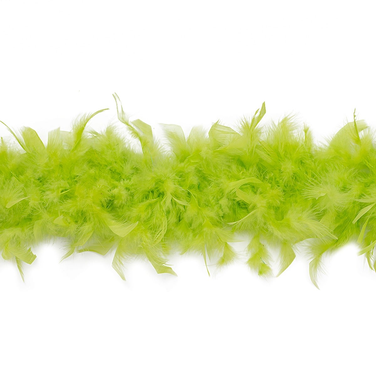 Chandelle Feather Boa - Medium Weight - Lime