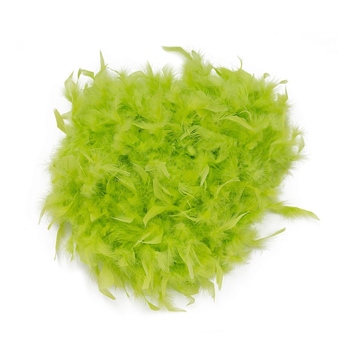 Chandelle Feather Boa - Medium Weight - Lime