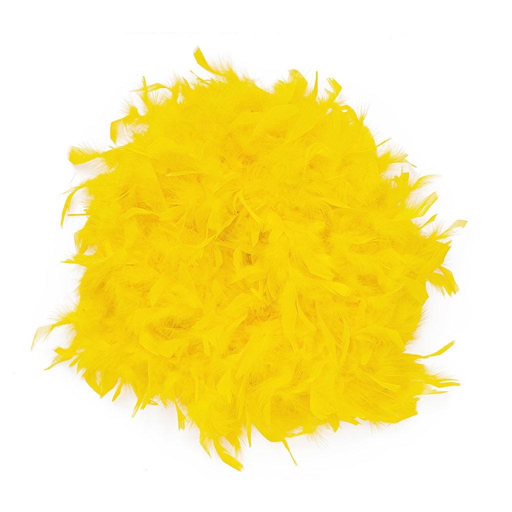 Chandelle Feather Boa - Medium Weight - Gold