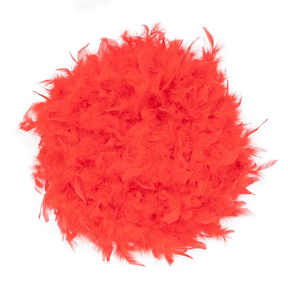 Chandelle Feather Boa - Medium Weight - Red