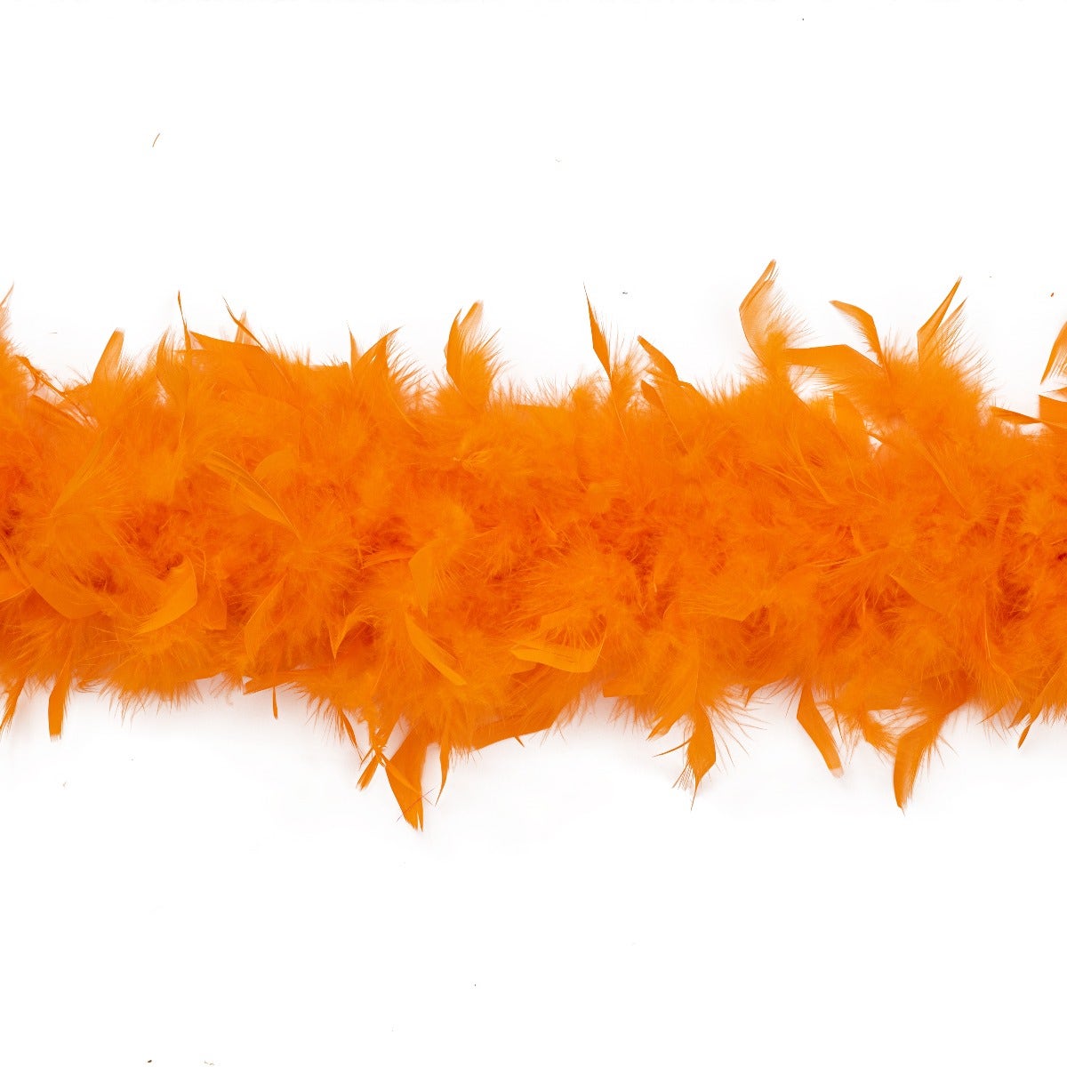 Chandelle Feather Boa - Medium Weight - Orange