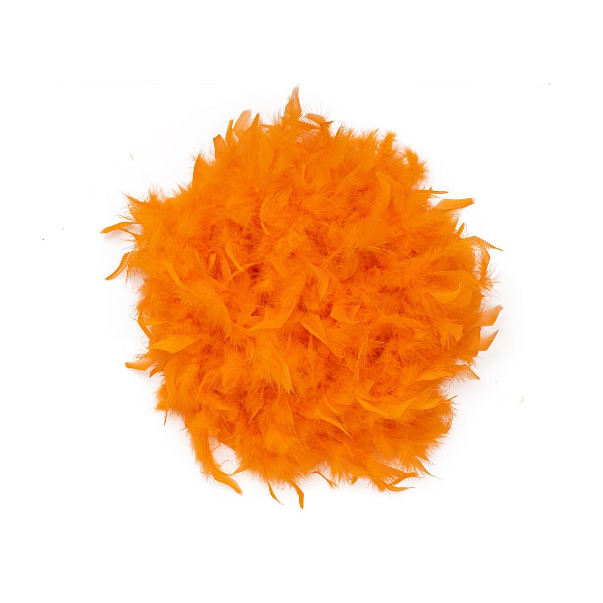 Chandelle Feather Boa - Medium Weight - Orange