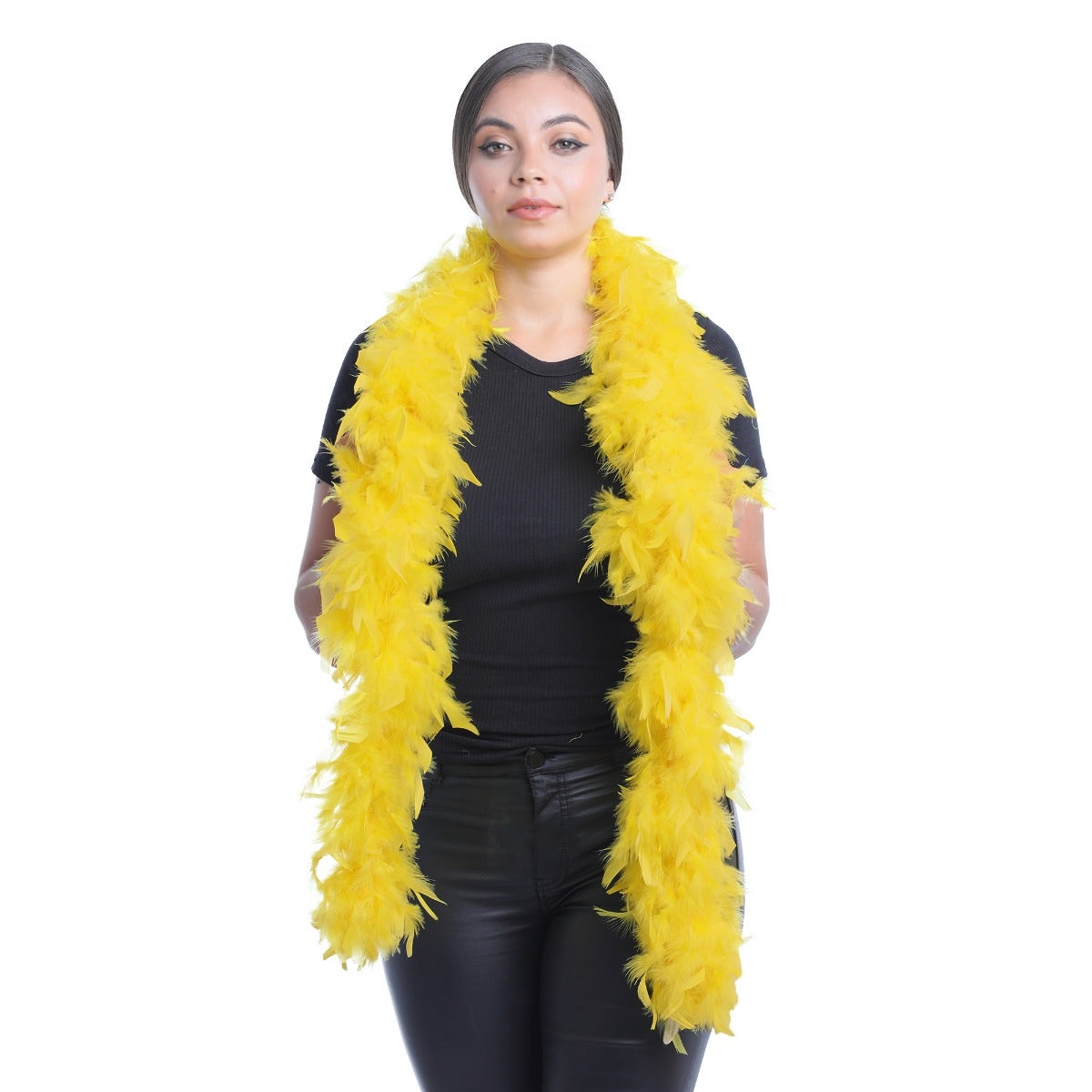 Chandelle Feather Boa - Medium Weight - Gold